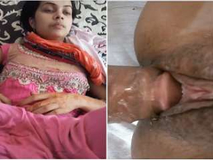 Today Exclusive- Hot look Desi Wife hard Fucked By Hubby part 1