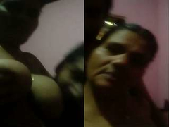 Today Exclusive- Horny mallu Wife Boob Sucking part 2