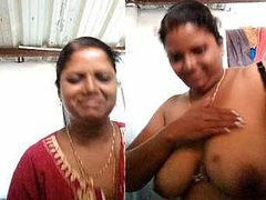 Nympho Desi woman with humongous boobs is showing her best features XXX