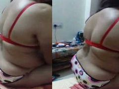 Horny Desi bhabhi is getting ready for sex with her husband in XXX positions