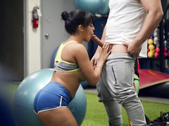 XXX MILF Kosame Dash Gets Hardcore Workout with Fiery Gym Fucking