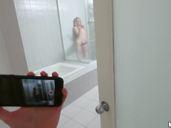 XXX MILF Nikki Peach Gets Wild in the Bathroom - Spunky Blonde Girl's Sexy Adventure